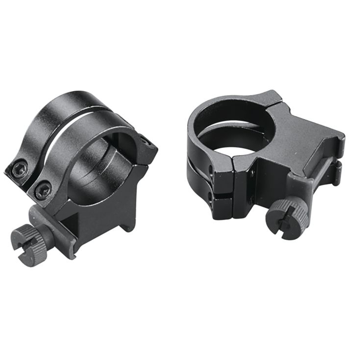 Weaver Mounts 49049 Quad Lock Detachable RingsMatte Black 1" Extra High