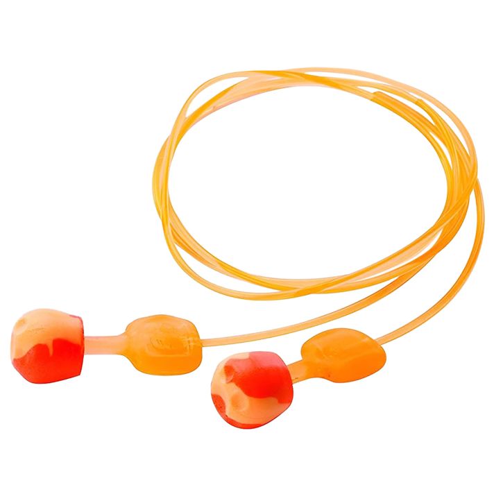 Howard Leight R02237 TrustFit Pod Earplugs Foam 28 dB Behind The Neck Orange Adult 3 Pair