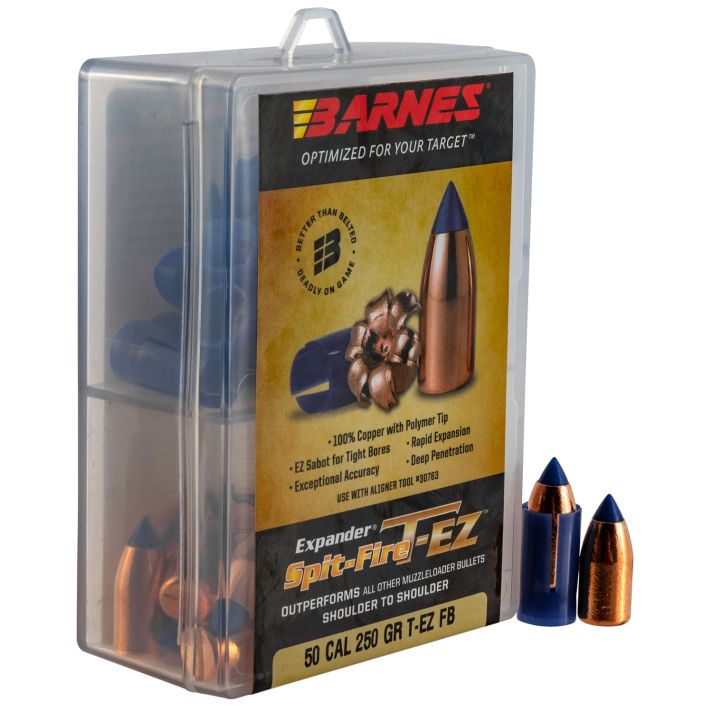 Barnes Bullets 30601 Spit-Fire T-EZ Muzzleloader 50 Spit-Fire T-EZ FB 250gr 24rd/Box