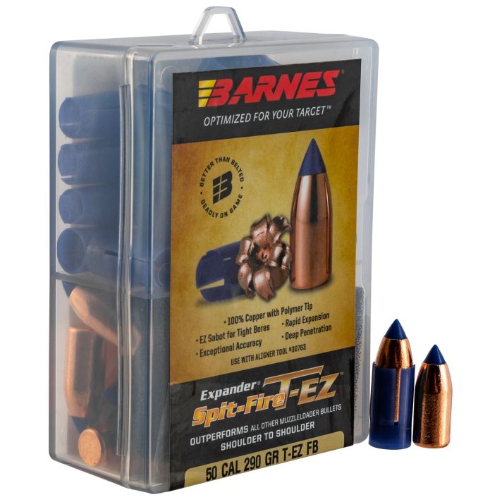 Barnes Bullets 30607 Spit-Fire T-EZ Muzzleloader 50 Spit-Fire T-EZ FB 290gr 24rd/Box