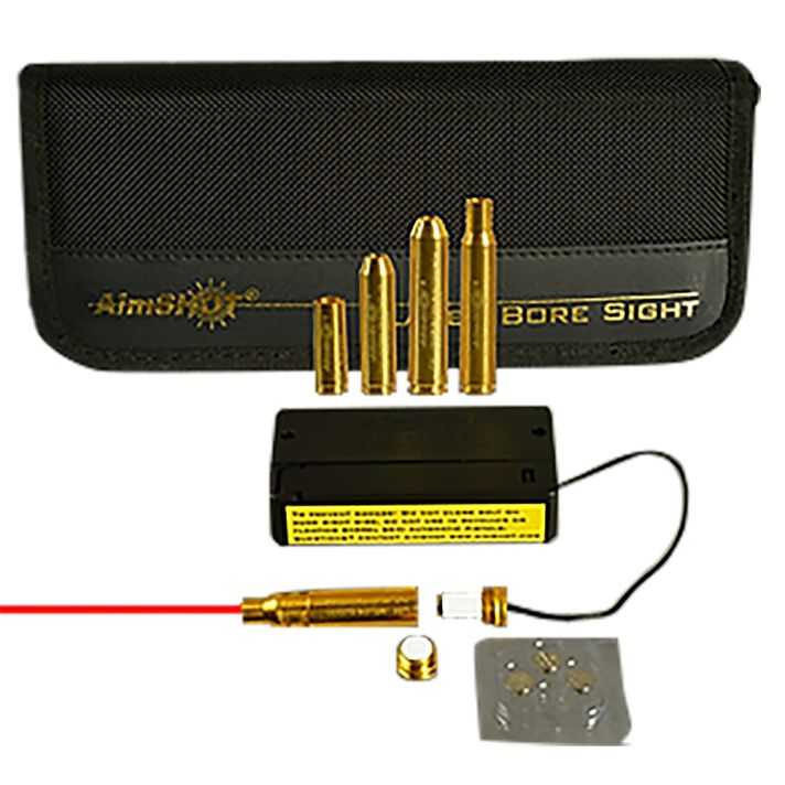 Aimshot MBSKIT3 Modular Rifle Boresighter Kit 243/308 Win/7.62x54mm Chamber Brass