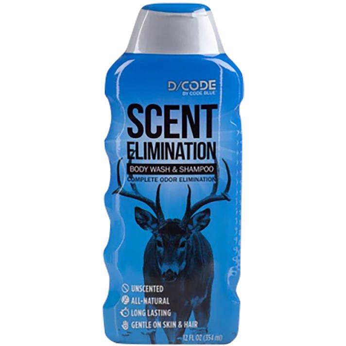 Code Blue OA1308 Body Wash/Shampoo Scent Eliminator Odorless 12 oz Squeeze Bottle