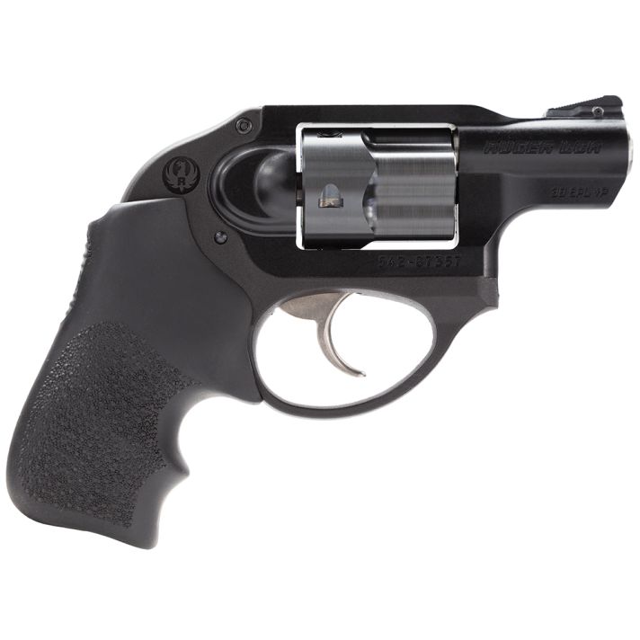 Ruger 5401 LCRSmall Frame 38 Special +P 5rd 1.87" Matte Black Steel Barrel, Black PVD Cylinder ,Matte Black Aluminum Frame, Hogue Tamer Monogrip Grip, Concealed Hammer