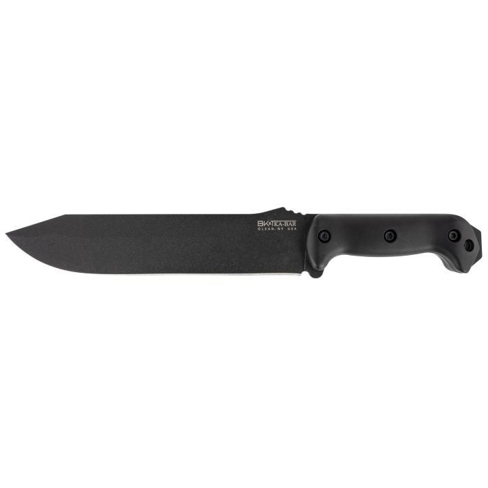 Ka-Bar BK9 Becker Combat Bowie 9.25" Fixed Clip Point Plain Black 1095 Cro-Van Blade, Black Ultramid Handle, Includes Sheath