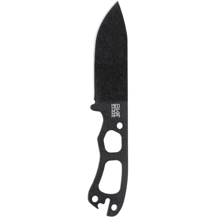 Ka-Bar BK11 Becker Necker 3.25" Fixed Drop Point Plain Black 1095 Cro-Van Blade, Black 1095 Cro-Van Handle, Includes Sheath