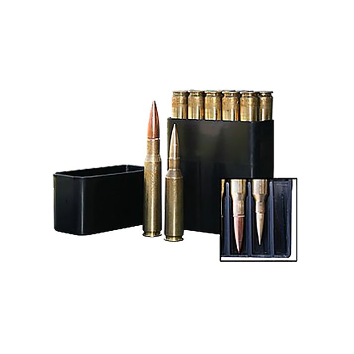 MTM Case-Gard BMG1040 Slip-Top Ammo Box50 BMG Black Polypropylene 10rd