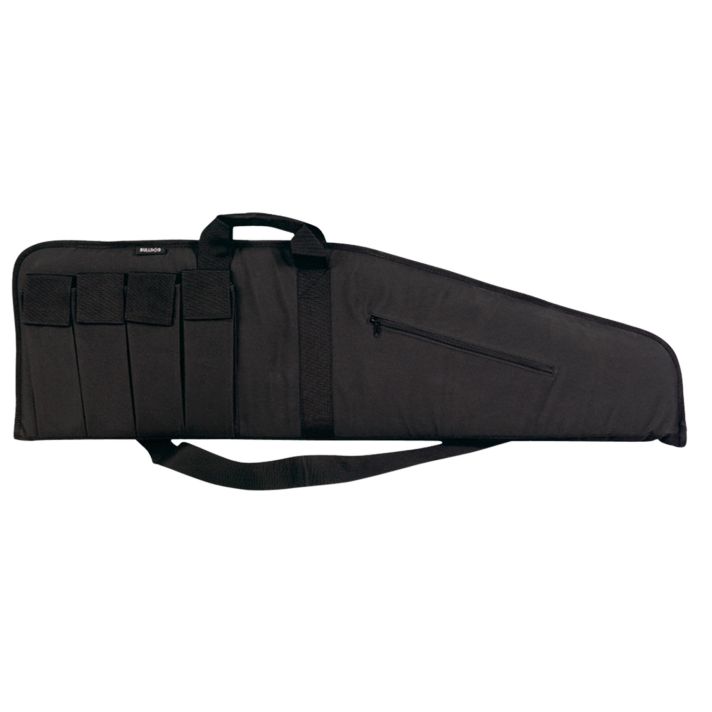 Bulldog BD423 Extreme Tactical25" Black Water-Resistant Nylon, Tricot Lining, 4 External Velcro Magazine Pouches, Soft Padding
