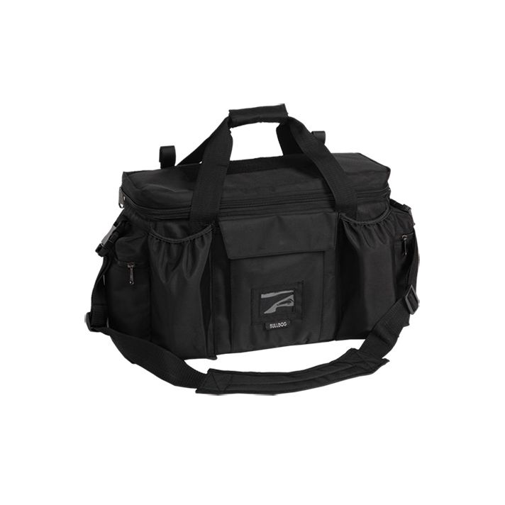 Bulldog BD920 Deluxe Police & Shooter XL Black Nylon w/ Removeable Dividers, Storage Pockets