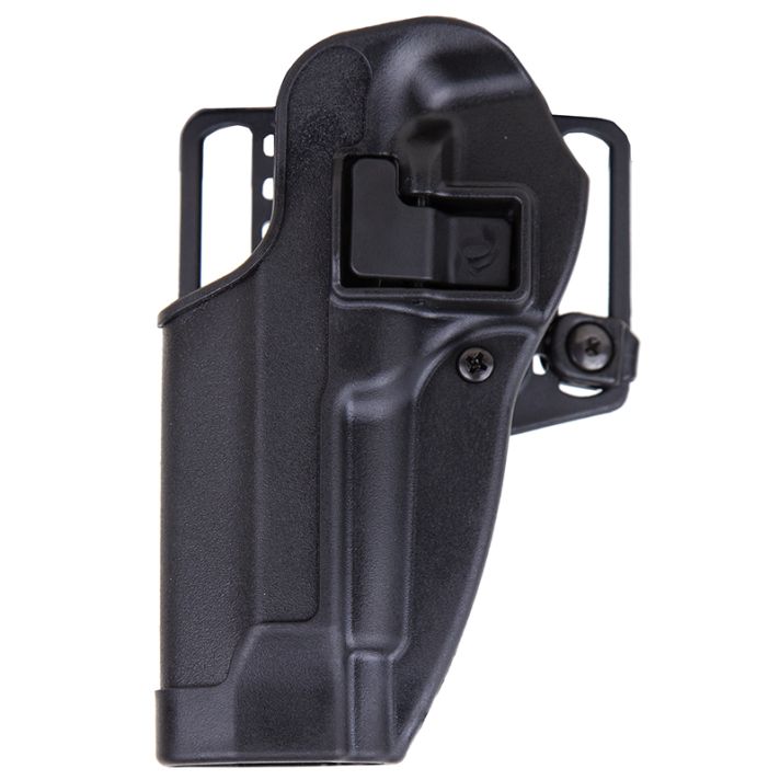 Blackhawk 410504BKL Serpa CQCOWB Size 04 Matte Black Polymer Belt Loop/Paddle Compatible With Beretta 92/96/M9 Left Hand