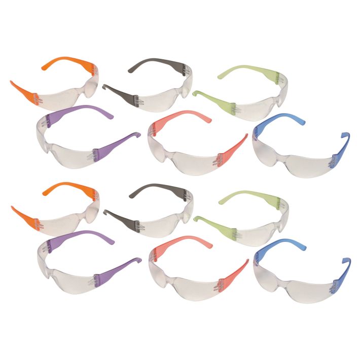 Pyramex S4110SMP Intruder Glasses Adult Clear Lens Anti-Scratch Polycarbonate 12 Pair