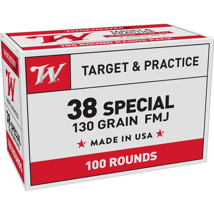 Winchester Ammo USA38SPVP USA Value Pack 38Special 130gr Full Metal Jacket 100 Per Box/5 Case
