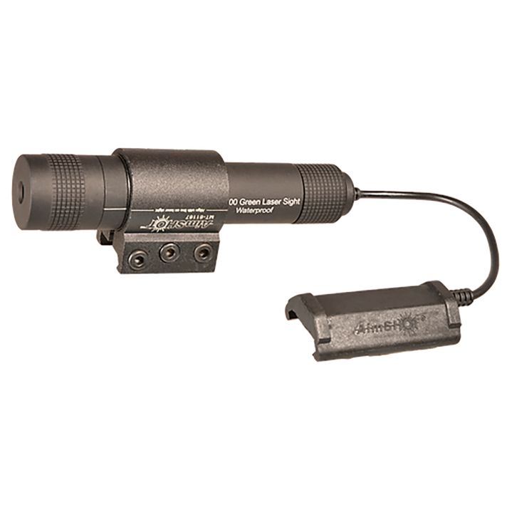 AimShot KT81067 Green Rifle Laser KitMatte Black