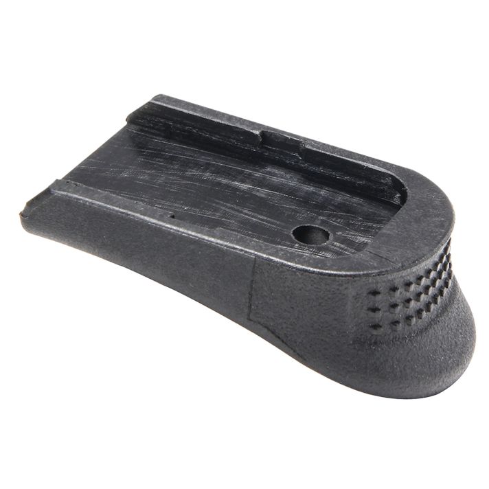 Pachmayr 03894 Grip ExtenderExtended Compatible w/ Glock 17/18/19/22/23/24/25/31/32/34/35/37, Black Polymer 2 Per Pack
