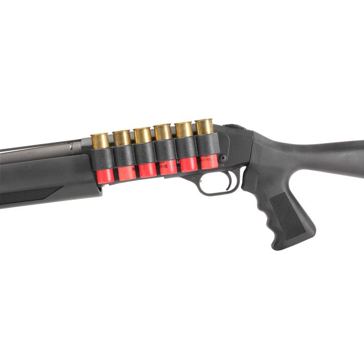 TacStar 1081212 Slimline Sideaddle Mossberg 930 12 Gauge 6rds Black Polymer w/Aluminum Mounting Plate
