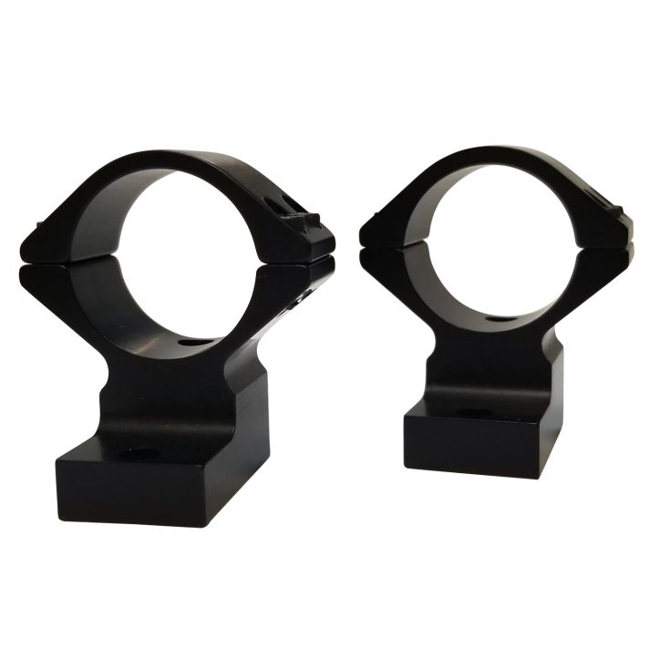 Talley 950714 Scope Mount/Ring ComboBlack Anodized 1" Tube Tikka T3/T3x High Rings