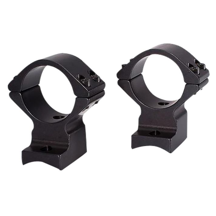 Talley 930734 Scope Mount/Ring ComboBlack Anodized 1" Tube Weatherby Vanguard Low Rings