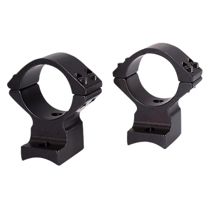 Talley 950734 Scope Mount/Ring ComboBlack Anodized 1" Tube Weatherby Vanguard High Rings