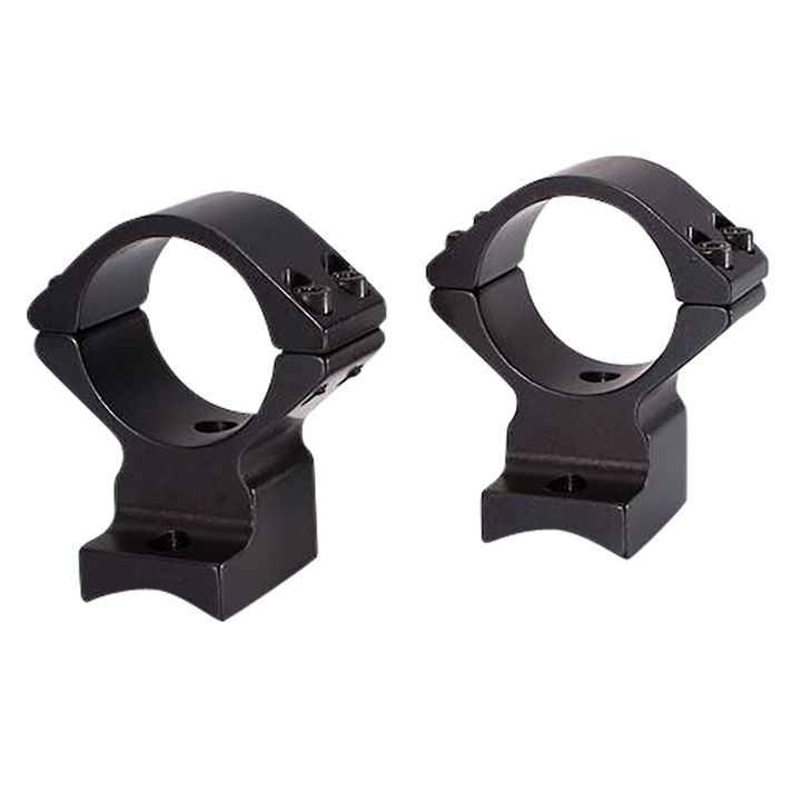 Talley 750705 Scope Mount/Ring ComboBlack Anodized 30mm Tube Weatherby Mark V (9 Lug Magnum) High Rings Magnum Action