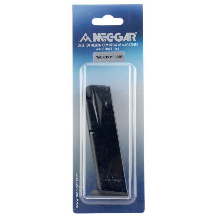 Mec-Gar MGPT9218AFC StandardBlued w/ Anti-Friction Coating Detachable 18rd 9mm Luger for Taurus PT-99/PT-92
