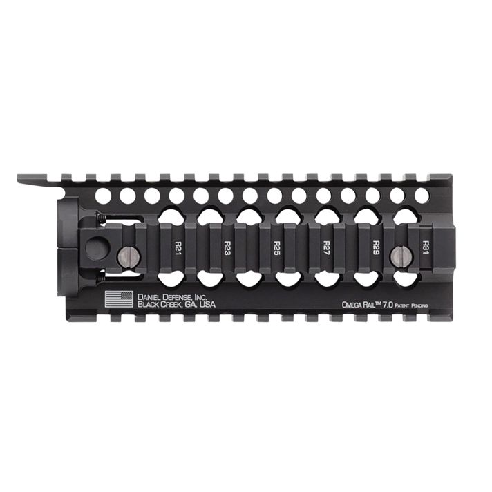 Daniel Defense 0100510001 Omega Rail7" Carbine Length Style Made ofAluminum with Black Anodized Finish & Picatinny Rail for AR-15