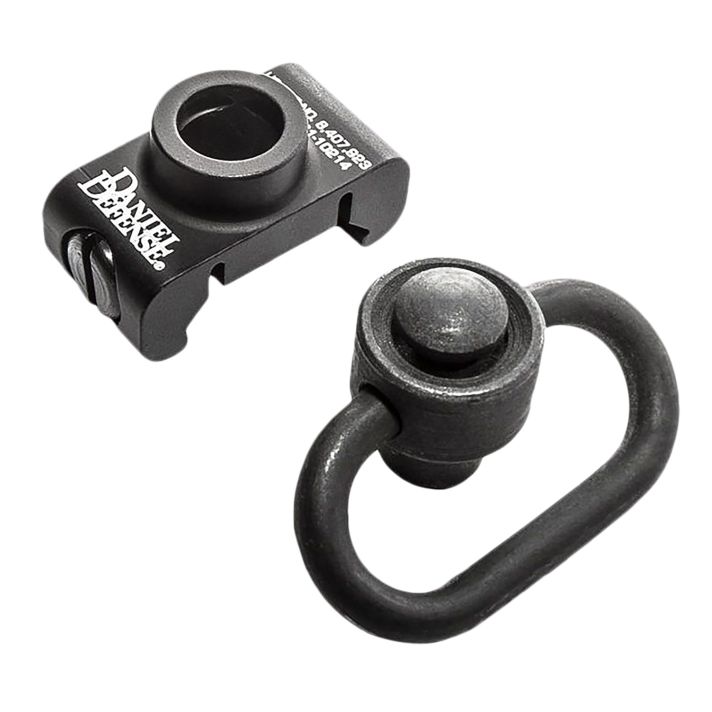 Daniel Defense 0302130029 Rail Mount AttachmentBlack 1.25" Quick Detach Aluminum Picatinny Rail