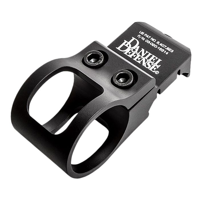 Daniel Defense 0302016514 Offset Flashlight Mount with 1" Diameter Aluminum Black Hard Coat Anodized