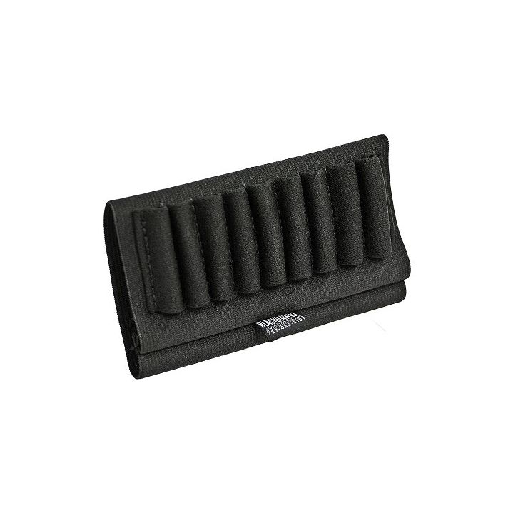 Blackhawk 74SH00BK Buttstock Shell HolderBlack Nylon 9rd Rifle