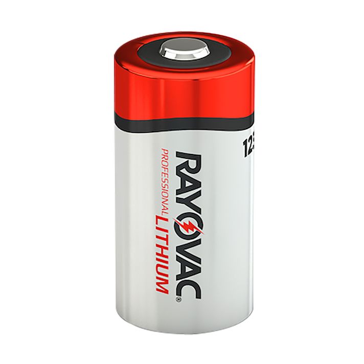 Rayovac RL123A2 123A LithiumSilver/Red 3 Volts 1,500 mAh (2) Single Pack