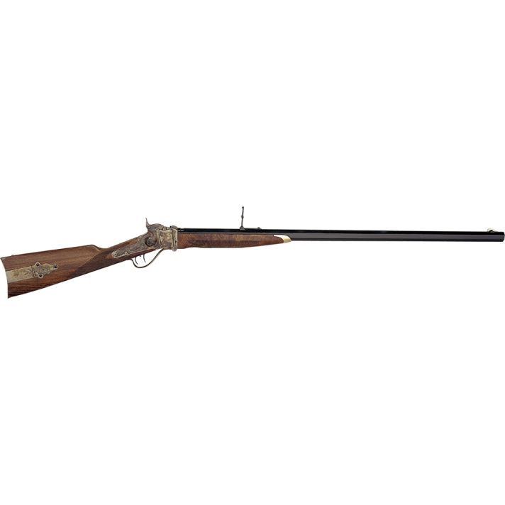 Taylors & Company 210148 1874 Sharps Down Under Sport 45-70 Gov Caliber with 1rd Capacity, 34" Blued Barrel, Color Case Hardened Metal Finish & American Walnut Stock Right Hand (Full Size)