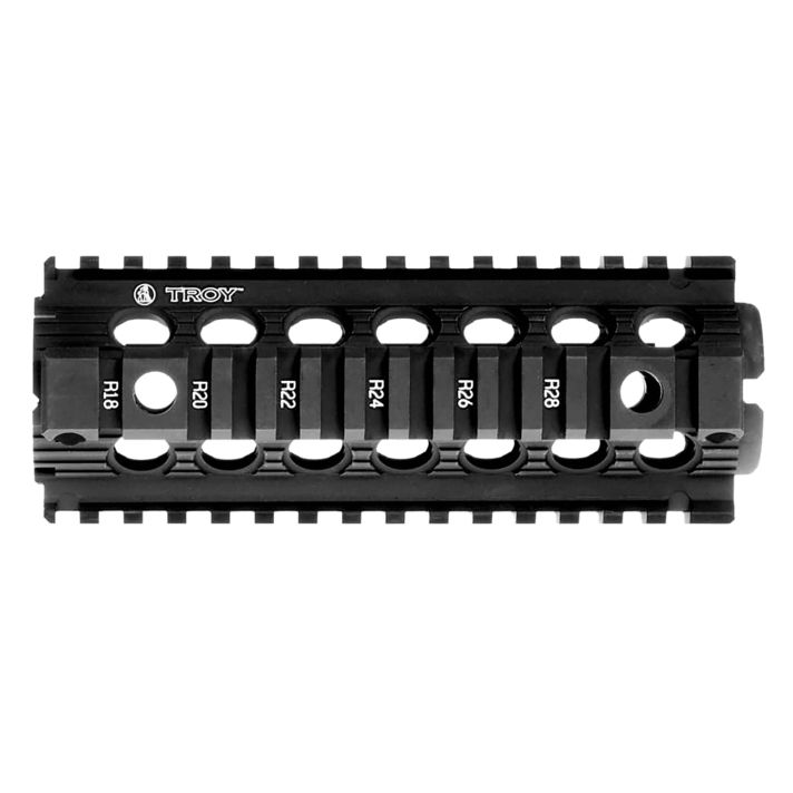Troy Ind SRAIMRFD7BT00 Drop In7" Carbine Length Black Anodized for AR-15, M4