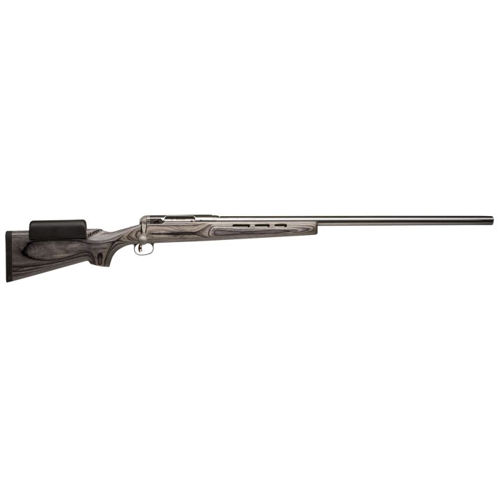 Savage Arms 18890 12 F/TR Full Size 223 Rem 1rd 30" Matte Button Rifled Barrel, Matte Stainless Steel Receiver Drilled & Tapped, Satin Gray Fixed Laminate Stock, Right Hand
