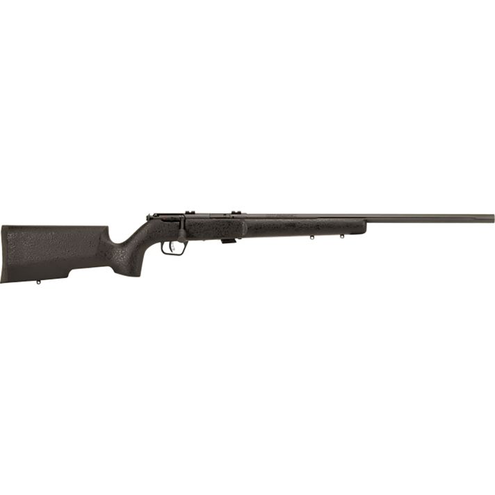 Savage Arms 25745 Mark II TR Full Size 22 LR 5+1 22" Matte Black Heavy Fluted Barrel, Matte Black Drilled & Tapped Carbon Steel Receiver, Matte Black Tactical Wood Stock, Right Hand