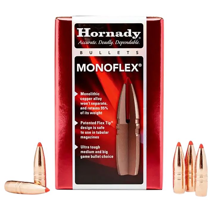 Hornady 30310 MonoFlex30 Cal .308 140 gr MonoFlex 50 Per Box/ 25 Case