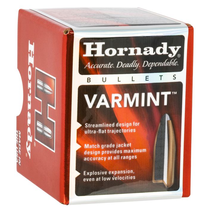 Hornady 2266 Traditional Varmint 22 Cal .224 55 gr Soft Point 100 Per Box/ 40 Case