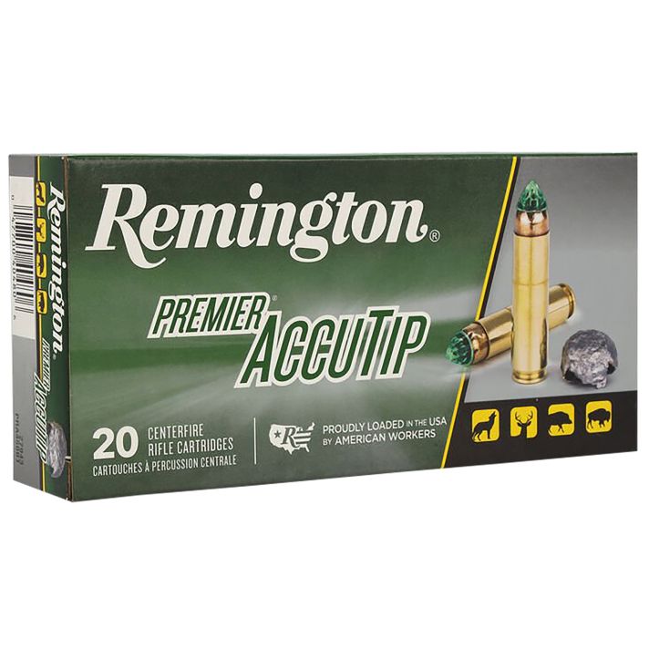 Remington Ammunition 27943 Premier Accutip 450Bushmaster 260gr AccuTip 20 Per Box/10 Case