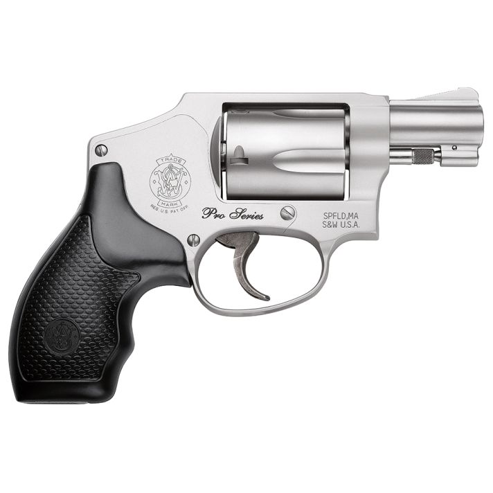 Smith & Wesson 178042 Performance Center Pro 642 38 S&W Spl +P 5rd 1.88" Stainless Matte Silver Aluminum Black Polymer Grip