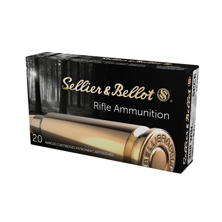 Sellier & Bellot SB308D Rifle308Win 150gr Soft Point Cut Through Edge 20 Per Box/25 Case