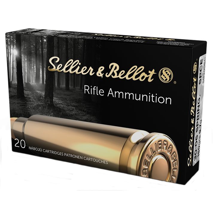 Sellier & Bellot SB3006C Rifle30-06Springfield 150gr Soft Point Cut Through Edge 20 Per Box/20 Case