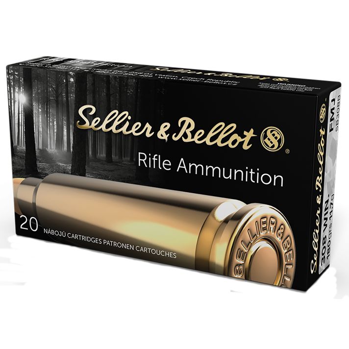 Sellier & Bellot SB308B Rifle308Win 180gr Full Metal Jacket 20 Per Box/25 Case