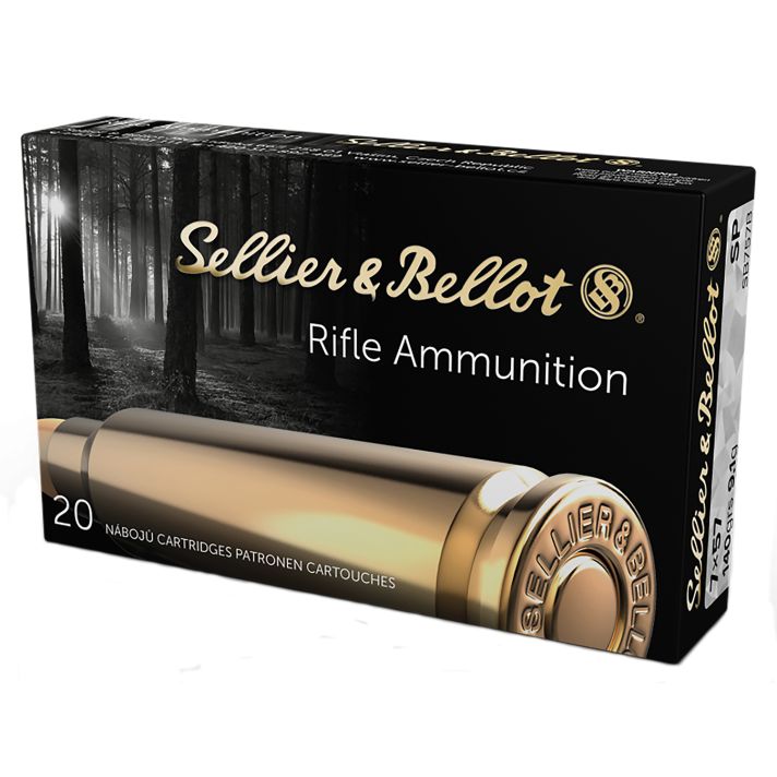 Sellier & Bellot SB757B Rifle7x57mmMauser 140gr Soft Point 20 Per Box/20 Case