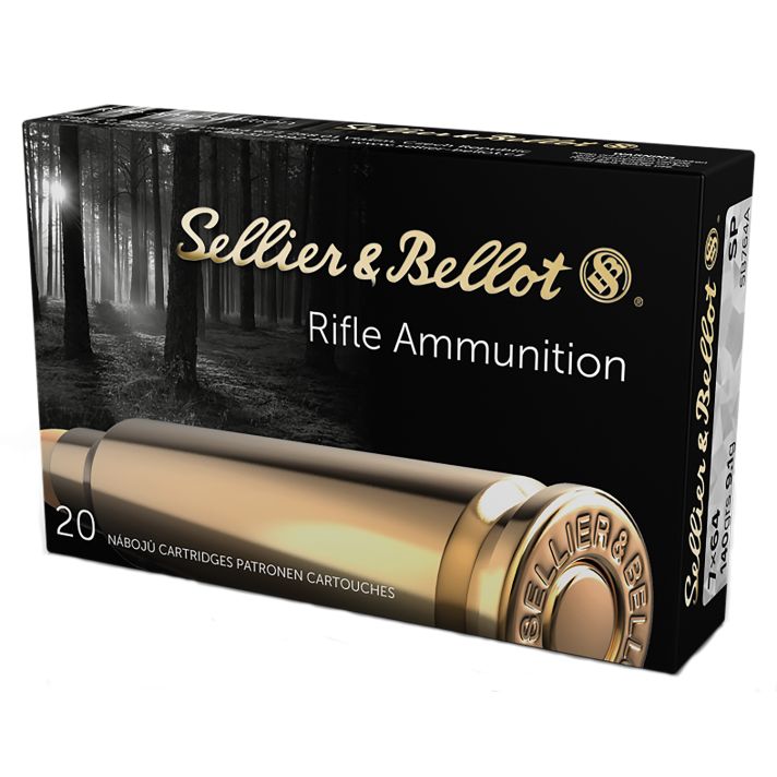 Sellier & Bellot SB764A Rifle7x64mmBrenneke 140gr Soft Point 20 Per Box/20 Case