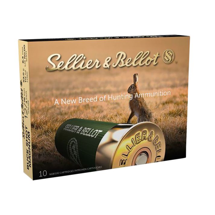 Sellier & Bellot SB12BSA Hunting Magnum 12Gauge 3" 15Pellets 1 7/8oz 00Buck Shot 10 Per Box/25 Case