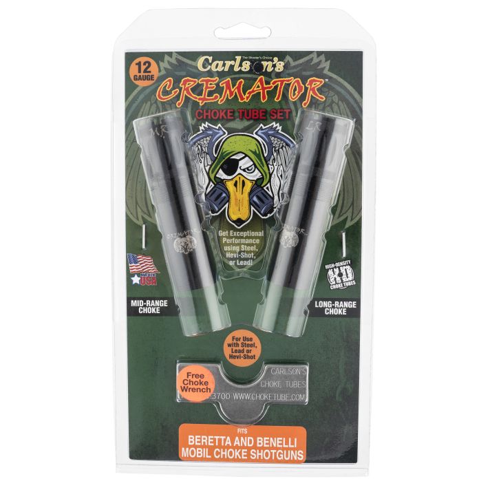 Carlson's Choke Tubes 11612 Cremator 11612 Berretta/Benelli Mobil 12 Gauge Mid/Long Range Non-Ported 17-4 Stainless Steel