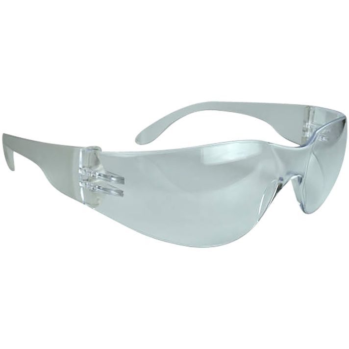 Radians MR0110ID Mirage Safety Eyewear Adult Clear Lens Polycarbonate Clear Frame