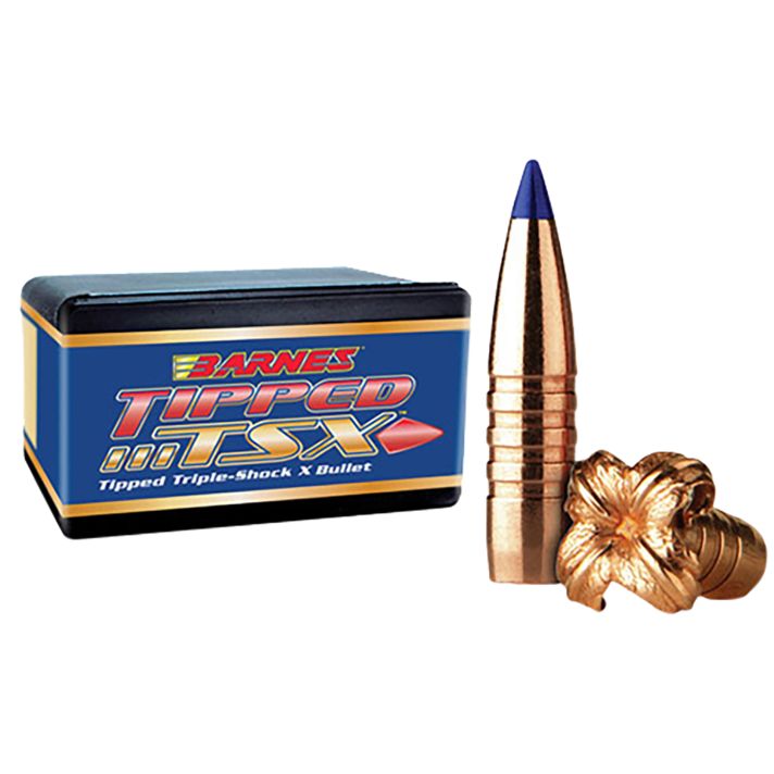 Barnes Bullets 30240 Tipped TSX6.5Creedmoor 100gr Boat Tail 50/Box