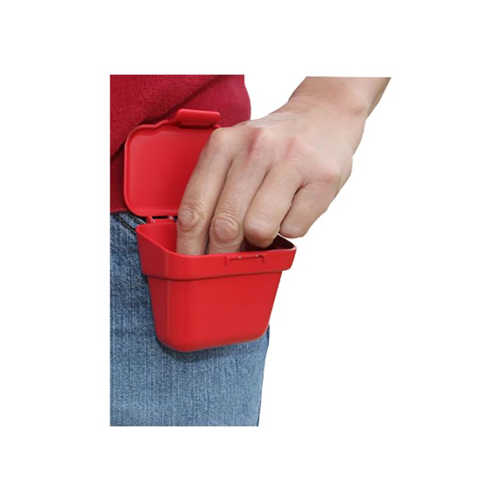 MTM Case-Gard ABP Ammo Belt PouchHandgun/Rifle Multi-Caliber 100rd Belt Clip Mount Red Plastic