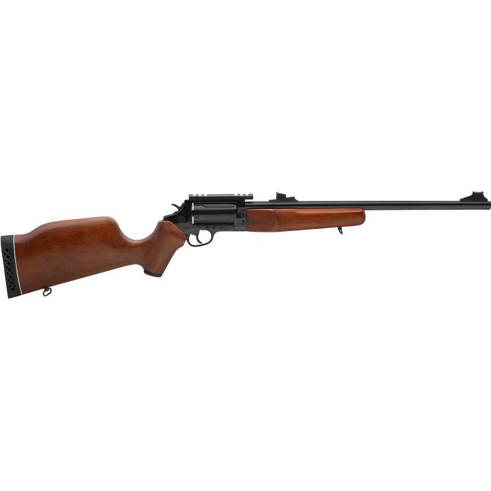 Rossi SCJ4510 Circuit Judge45 Colt (LC) Caliber or 410 Gauge with 5rd Capacity, 18.50" Barrel, Polished Black Metal Finish & Hardwood Monte Carlo Stock Right Hand (Full Size)