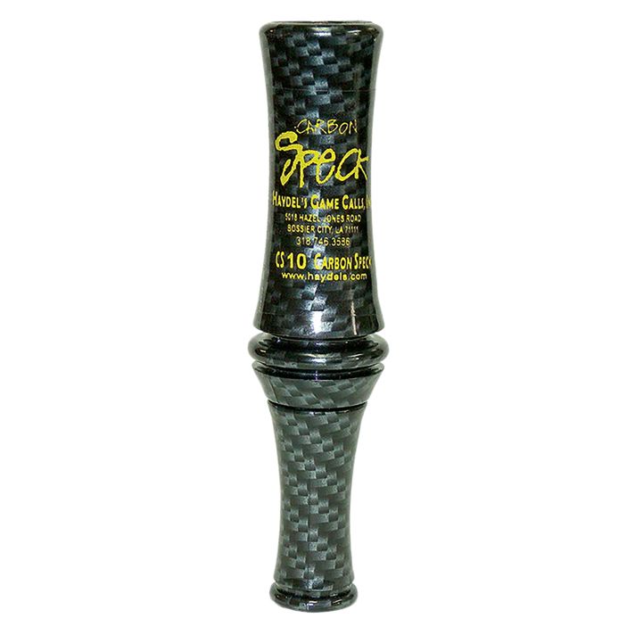 Haydel's Game Calls CS10 Carbon SpeckOpen Call Single Reed Specklebelly Sounds Attracts Geese Black Carbon