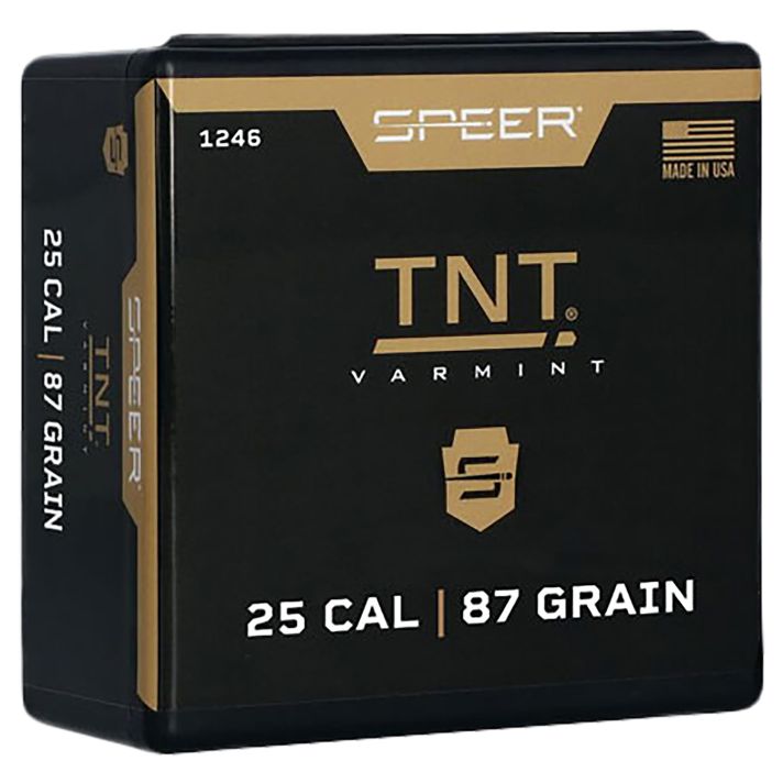 Speer 1246 TNT25Cal 87gr Jacketed Hollow Point 100 Per Box/5 Case