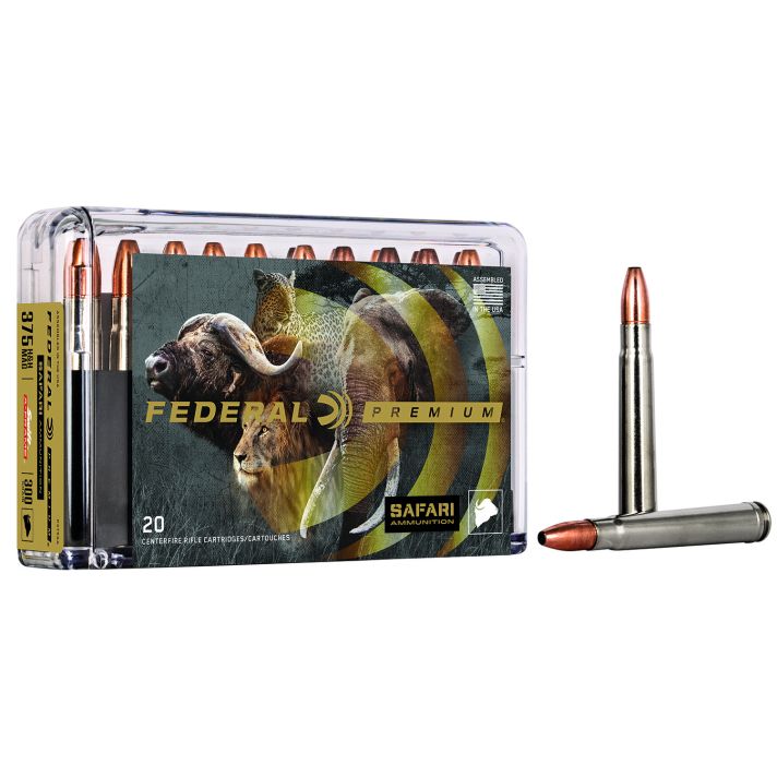 Federal P375SA Premium Safari Cape-Shok 375H&HMag 300gr Swift A Frame 20 Per Box/10 Case
